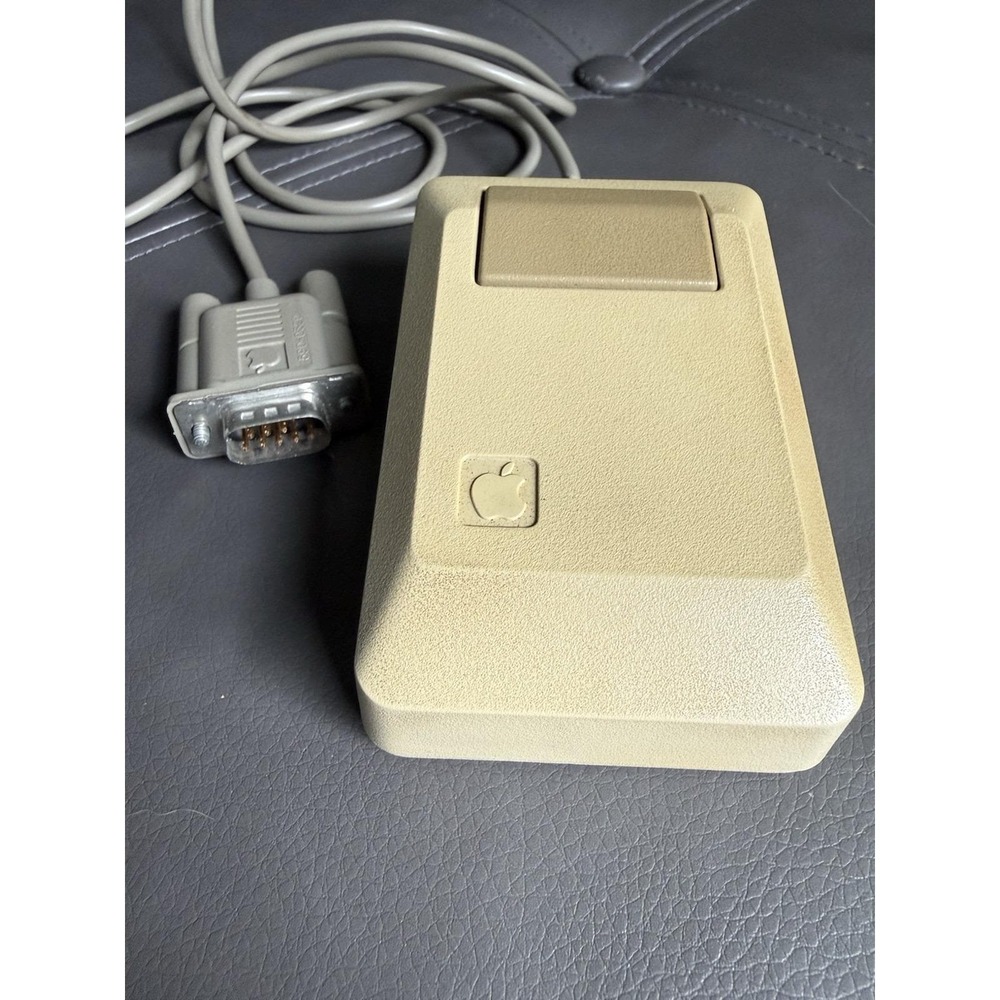 Vintage 80s Original Apple M0100 Macintosh Computer Mouse Made In USA Retro Tech